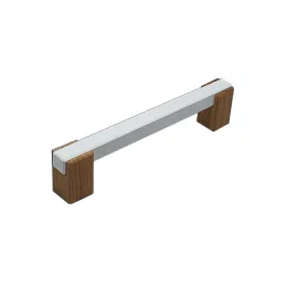 Poignée en bois LEO II / Blanc - chêne naturel