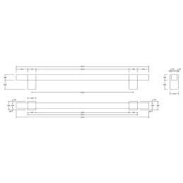 Poignée en bois LEO / Blanc – hêtre naturel