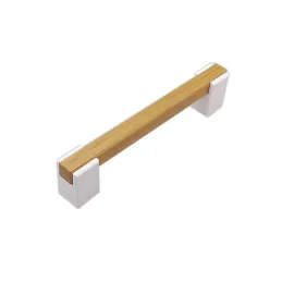 Poignée en bois LEO II / Blanc - hêtre naturel