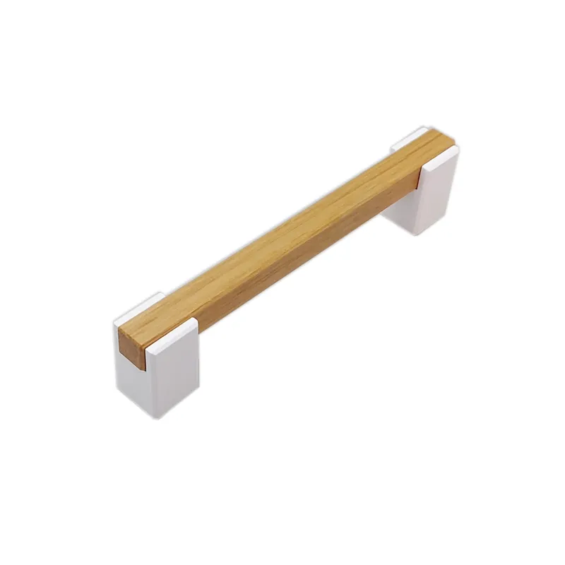 Poignée en bois LEO II / Blanc - hêtre naturel