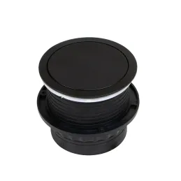 Prise électrique escamotable VERTIKAL SCHUKO 3x 230V + 2x USB / Noir mat