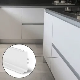 Profilé de prise pour portes VION - C / Blanc mat 
