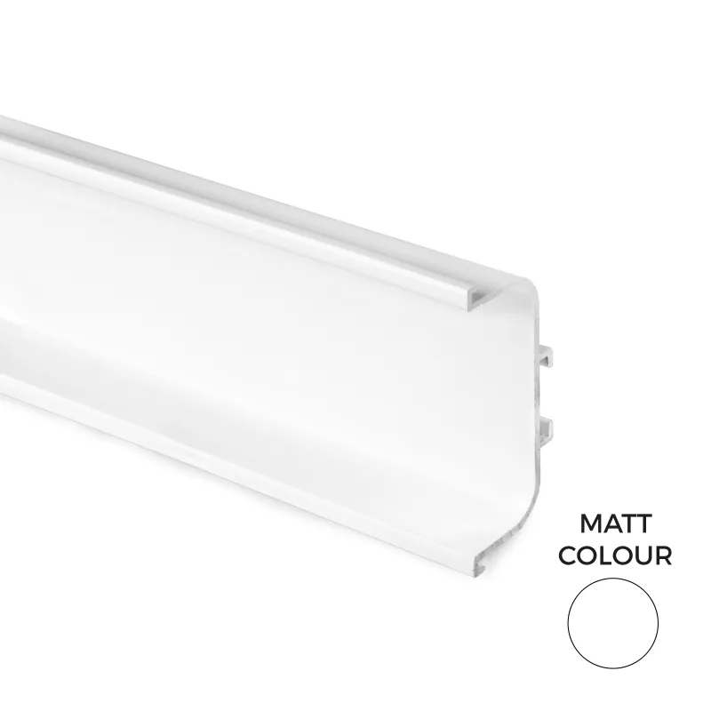 Profilé de prise pour portes VION - C / Blanc mat 
