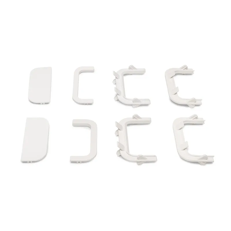 Jeu d’embouts en PVC pour profilés VION - C / Blanc