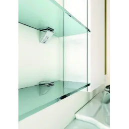 Support d’étagère PALERMO MINI / Chrome brillant