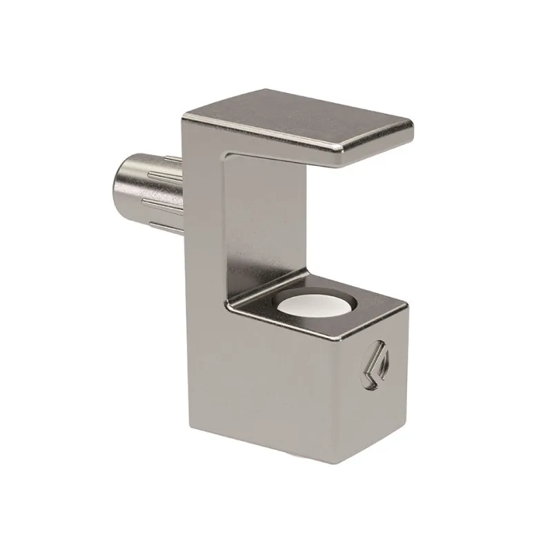 Support d’étagère en verre GRACE 8 mm / Nickel – 10 pièces