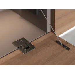 Charnière pour porte basculante inférieure KIMANA SKIN / Graphite