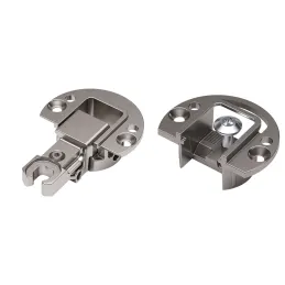 Charnière pour porte basculante inférieure KIMANA SKIN / Nickel