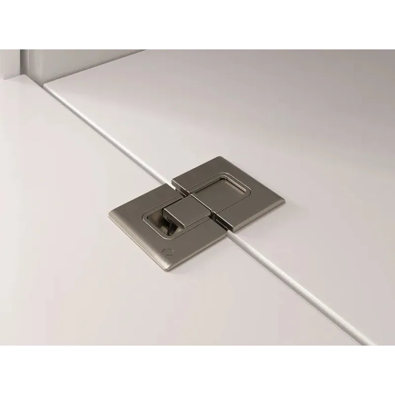 Charnière pour porte basculante inférieure KIMANA SKIN / Nickel