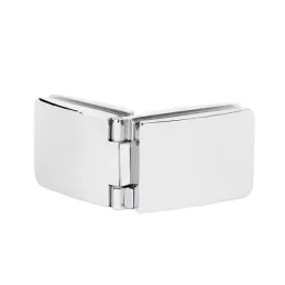 Charnière pour porte en verre SEE-ME / Chrome brillant
