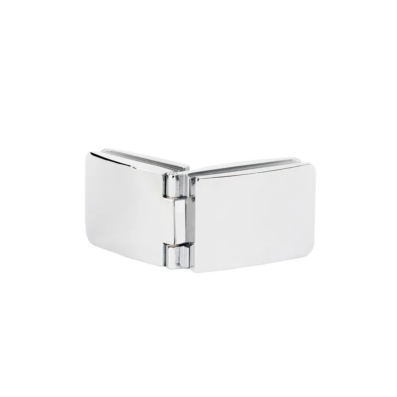 Charnière pour porte en verre SEE-ME / Chrome brillant