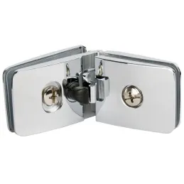 Charnière pour porte en verre SEE-ME / Chrome brillant
