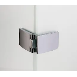 Charnière pour porte en verre SEE-ME / Chrome brillant