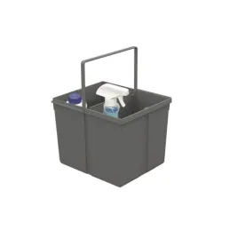 Poubelle coulissante SISTEMA 9XL 900 mm / Gris