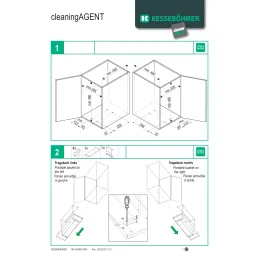 Panier à sortie totale Cleaning agent K-Line / Anthracite