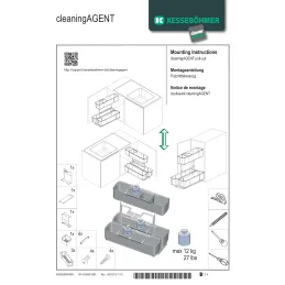 Panier à extraction totale Cleaning agent K-Line / Gris