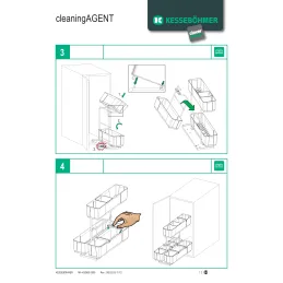 Panier à extraction totale Cleaning agent K-Line / Gris