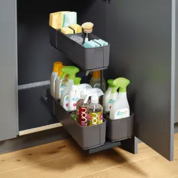Panier à sortie totale Cleaning agent K-Line / Anthracite