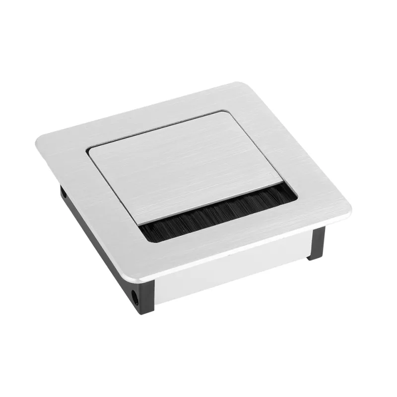 Passe-câbles LUXURY sans amortissement, 100 mm / Aluminium