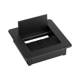 Passe-câbles LUXURY sans amortissement, 100 mm / Noir mat