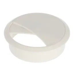 Passe-câbles en PVC 70 mm / Blanc