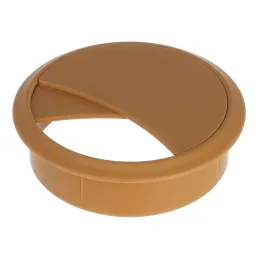 Passe-câbles en PVC 70 mm / hêtre