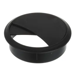 Passe-câble en PVC 70 mm / Noir