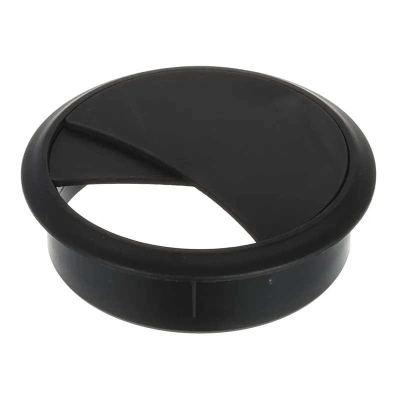 Passe-câble en PVC 70 mm / Noir