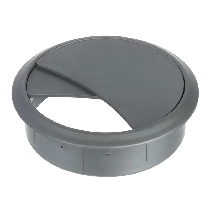 Passe-câbles en PVC 70 mm / Argent