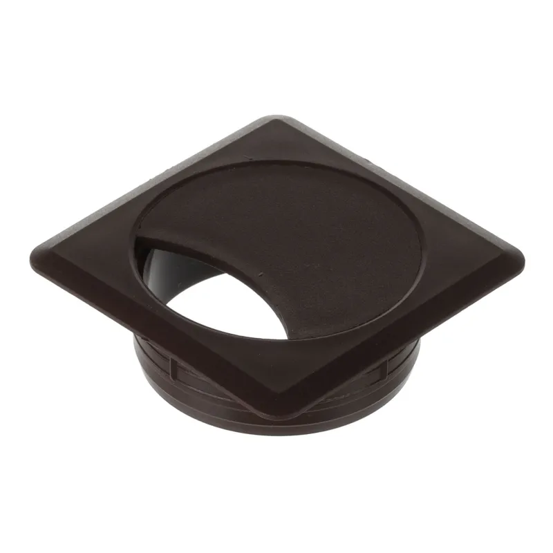 Passe-câbles QUADRO PVC / Marron