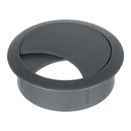 Passe-câbles en PVC 60 mm – Argent