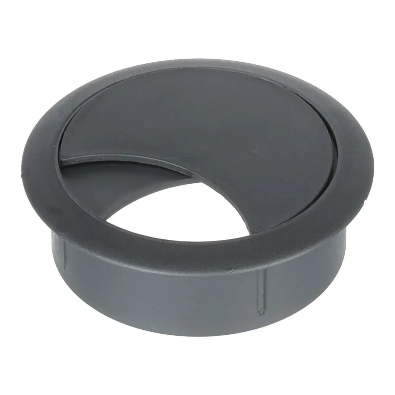 Passe-câbles en PVC 60 mm – Argent