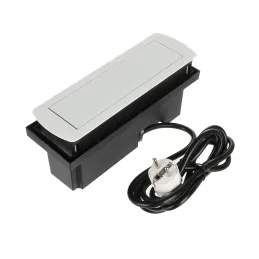 Prise électrique escamotable CIZO 2x230 + 2xUSB – FRENCH / Blanc mat