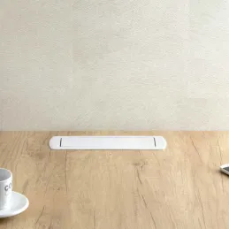 Prise électrique escamotable CIZO 2x230 + 2xUSB – FRENCH / Blanc mat