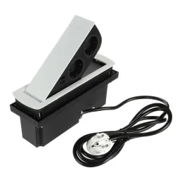 Prise électrique escamotable CIZO 2x230 + 2xUSB – SCHUKO / Blanche