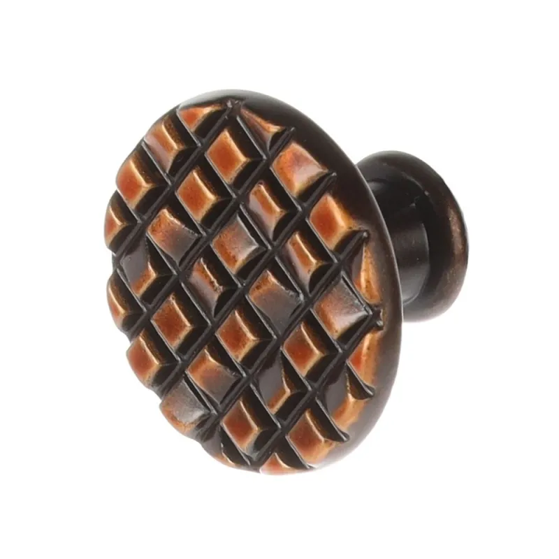 Bouton de meuble GOVANNI ROUND / Laiton vieilli