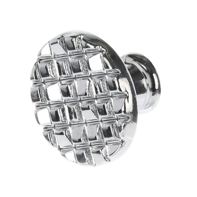 Bouton de meuble GOVANNI ROUND / Chrome brillant