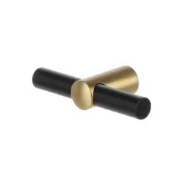 Bouton de meuble MARITA / Noir - doré