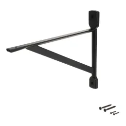 Support d’étagère ZAIRA / Noir mat