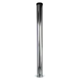 Pied de table SIMPLE Chrome brillant / 60 mm