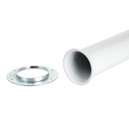 Pied de table SIMPLE blanc brillant / 60 mm