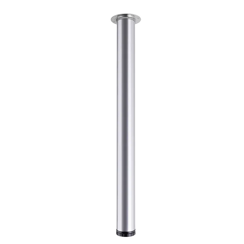 Pied de table SIMPLE argent brillant / 60 mm