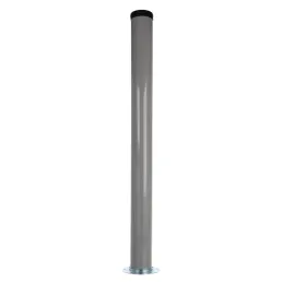 Pied de table SIMPLE gris brillant / 60 mm