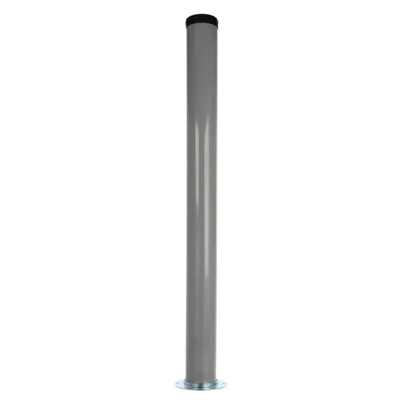 Pied de table SIMPLE gris brillant / 60 mm