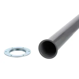 Pied de table SIMPLE gris brillant / 60 mm