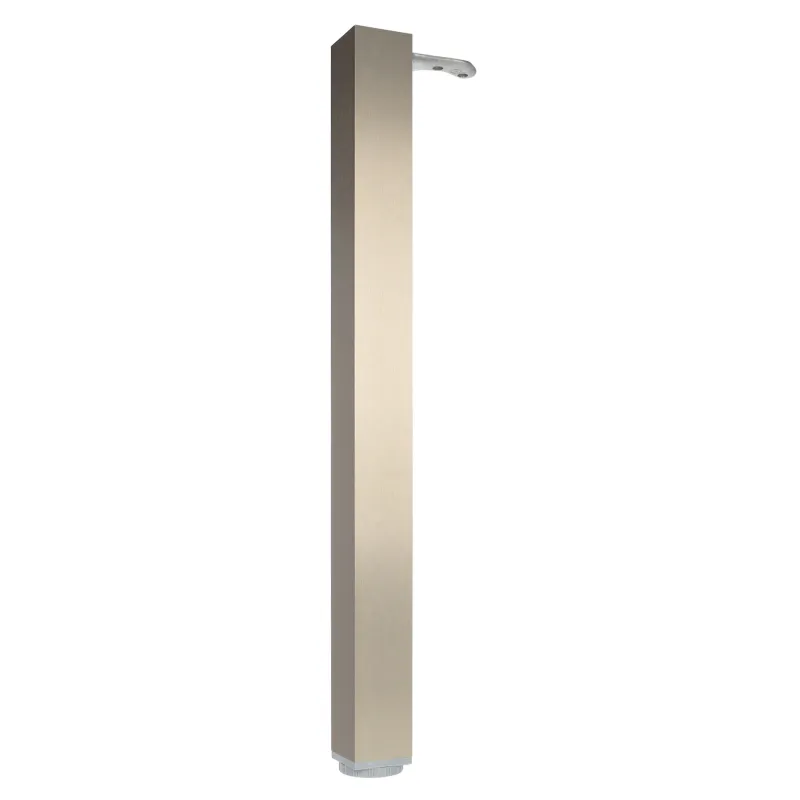 Pied de table QUADRA 60x60 / Acier inoxydable