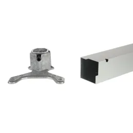 Pied de table QUADRA 60x60 / Aluminium