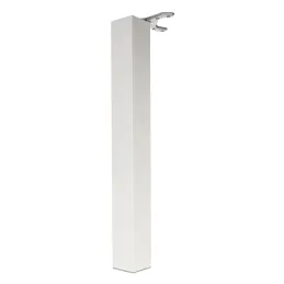 Pied de table QUADRA 80x80 / Blanc brillant