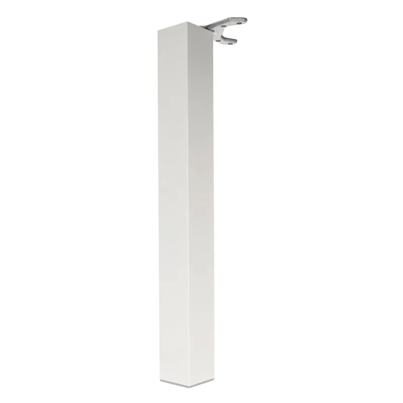 Pied de table QUADRA 80x80 / Blanc brillant