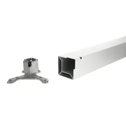Pied de table QUADRA 80x80 / Blanc brillant
